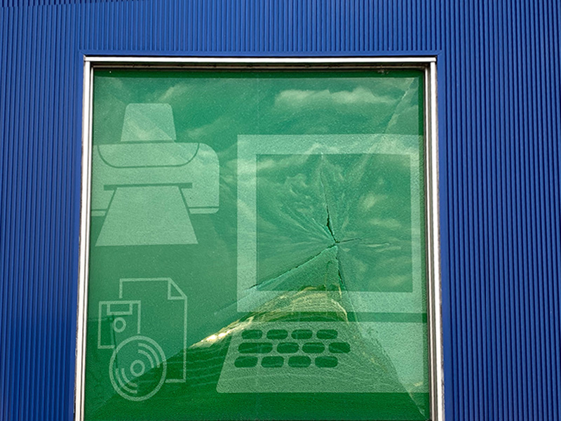 ガラス交換（施工前）